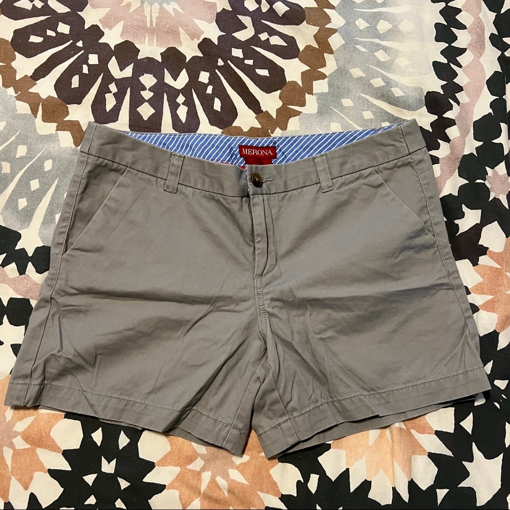 Grey Khaki Shorts